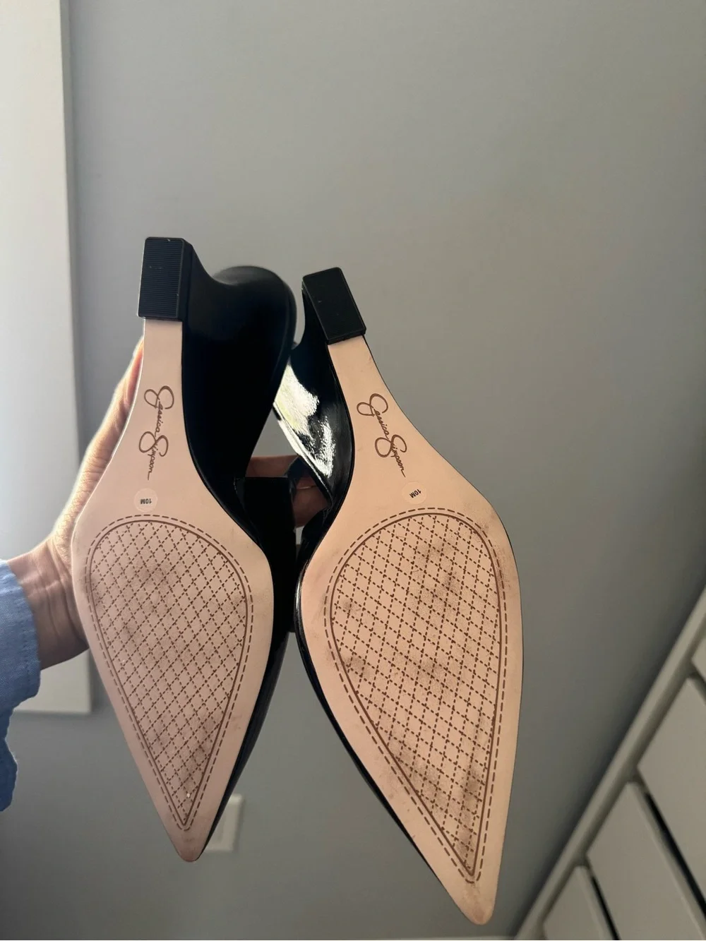 Jessica Simpson black patent